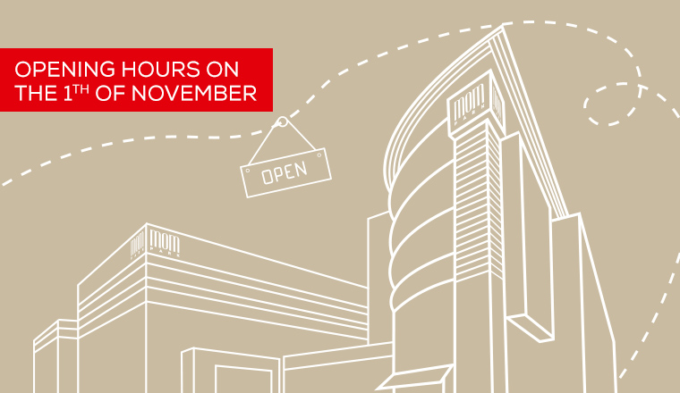 Opening hours on 1 November