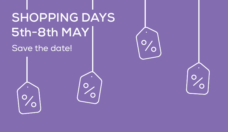 Refreshing spring discounts on Shopping Days!