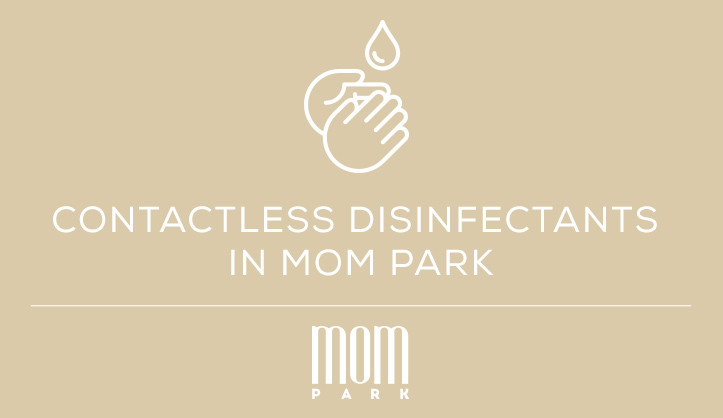 Contactless disinfectants in MOM Park