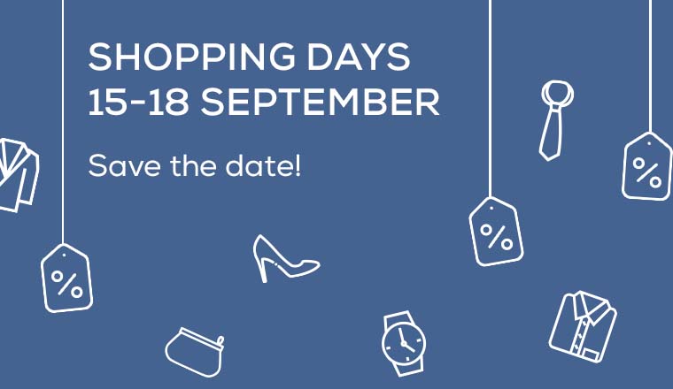 Save the date for autumn Shopping Days!