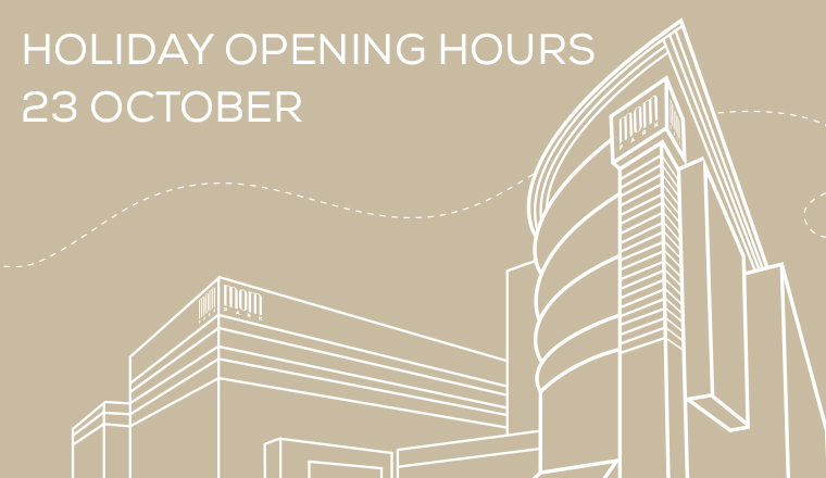 Opening hours on 23 October