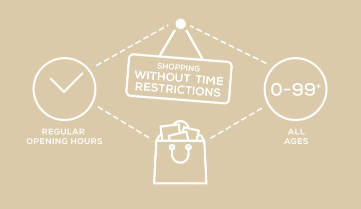 Shopping without time restrictions