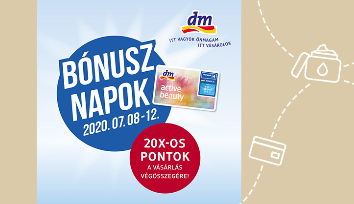 Now it is 20 times more worth shopping in dm!