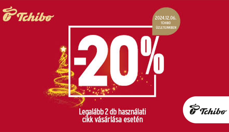 Holiday Atmosphere and Discounts at Tchibo Stores