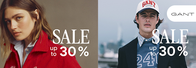 GANT Style with 30% Off