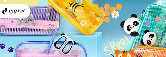 Cheerful Pencil Cases Now Available at Pirex Papír Cheerful Pencil Cases Now Available at Pirex Papír