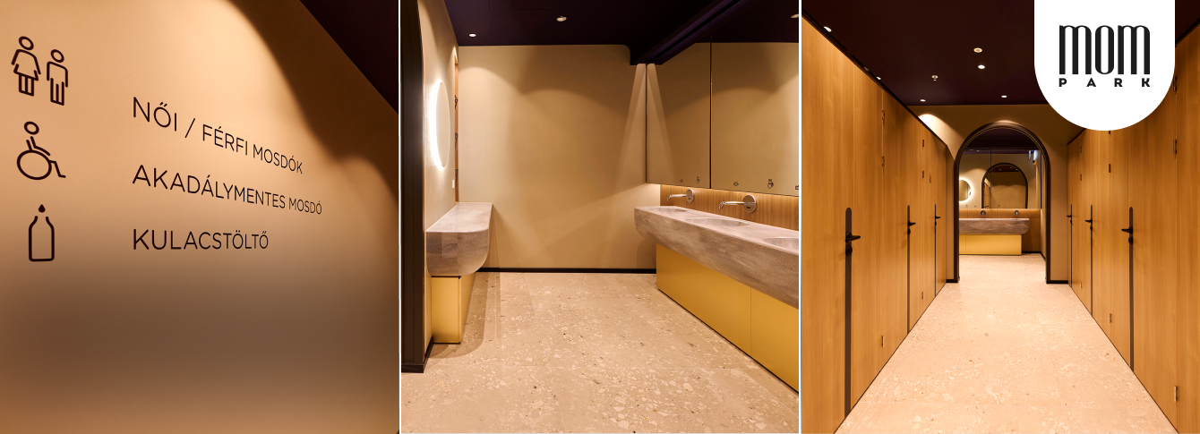 Renovated Restrooms on Both Floors