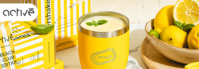 New Lemon Tart Flavor in the activé FiberShake Range