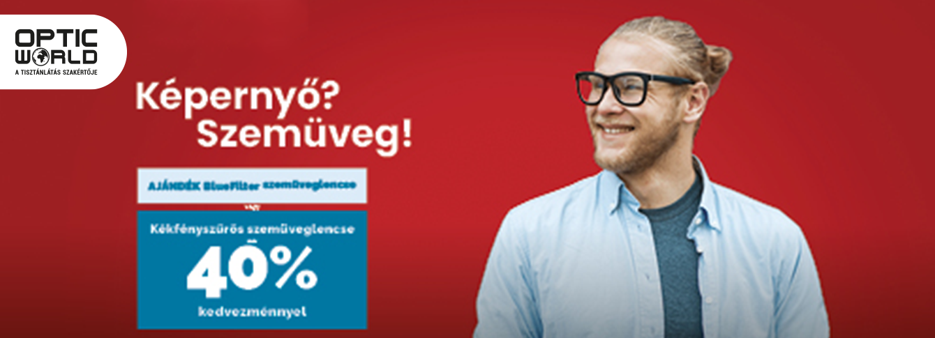 Blue Light Filtering Glasses Promotion at Optic World