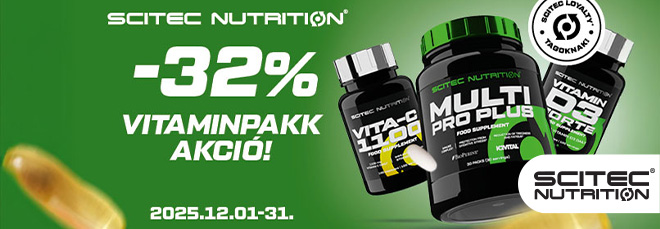 Vitamin Package Promotion at the Scitec Nutrition Store