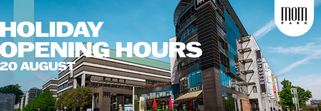 Holiday Opening Hours – AUGUST 20