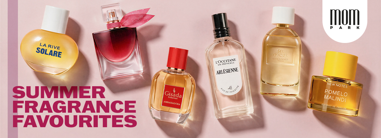 Find your favorite summer fragrance at the MOM Park beauty stores