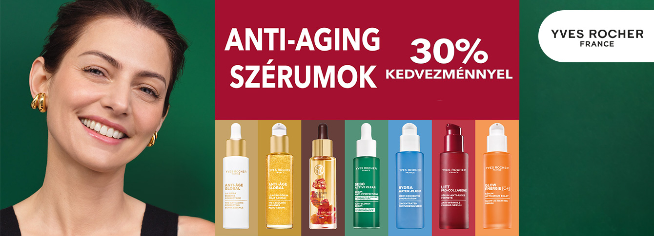 30% off Yves Rocher anti-aging serums