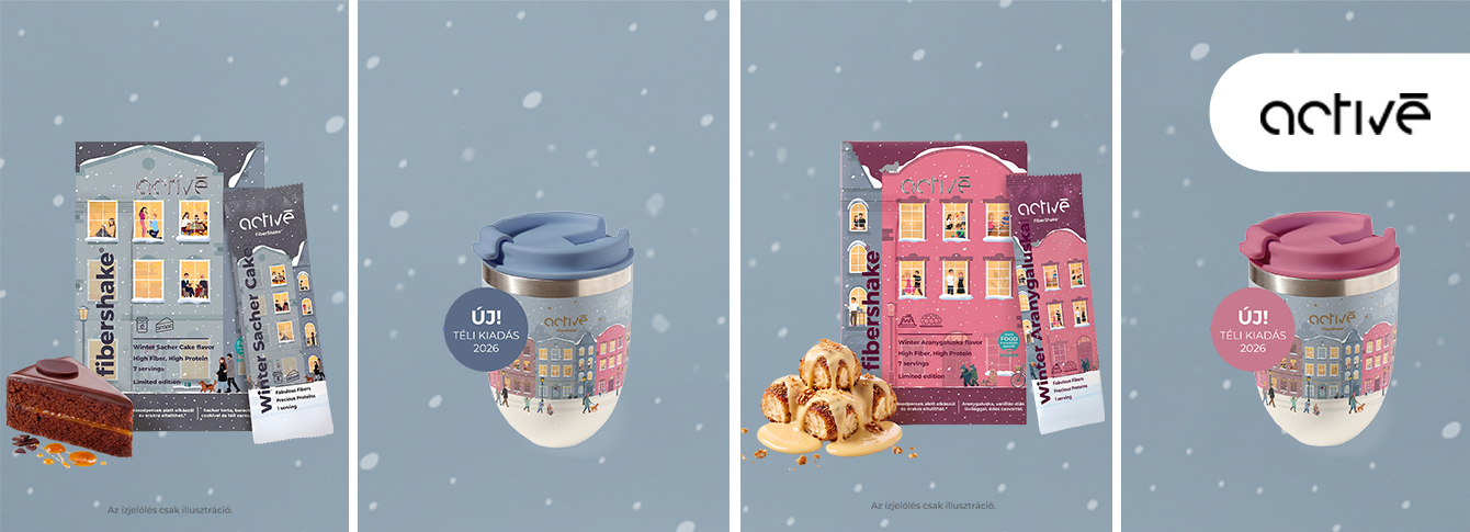 New winter flavors and a limited-edition shaker from activé FiberShake