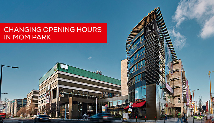 Changing opening hours in MOM Park