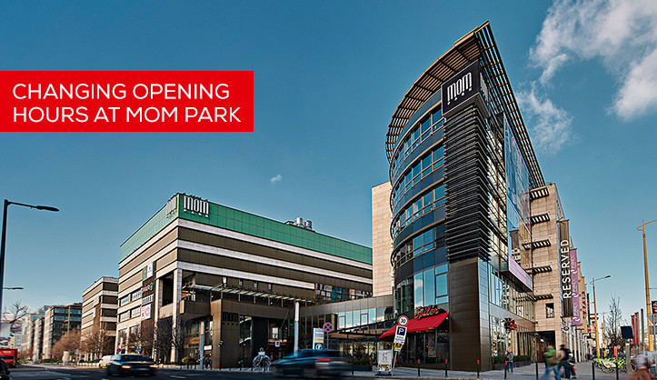 CHANGING OPENING HOURS AT MOM PARK