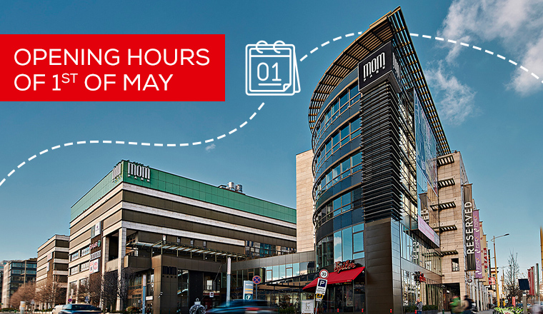 OUR STORES WILL BE CLOSED WHILE OUR RESTAURANTS CAN BE VISITED ON 1 MAY
